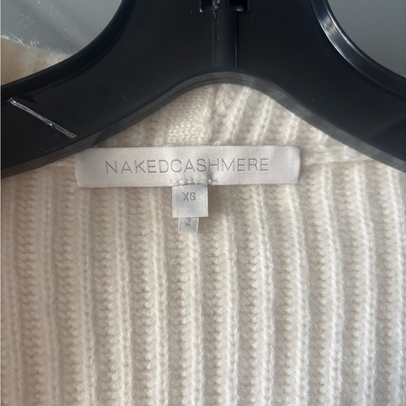 Naked Cashmere Ribbed Open-Front Hooded Sweater – Size XS - Picture 2 of 3